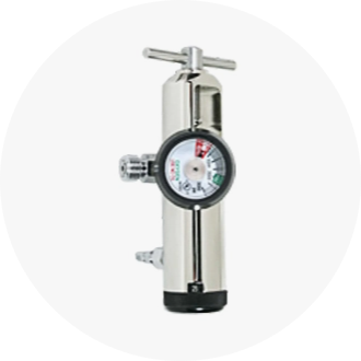 CO2 regulator with pressure gauge for precise carbonation control in homebrewing and aquariums. Durable metal construction with easy-to-read display for accurate adjustments.